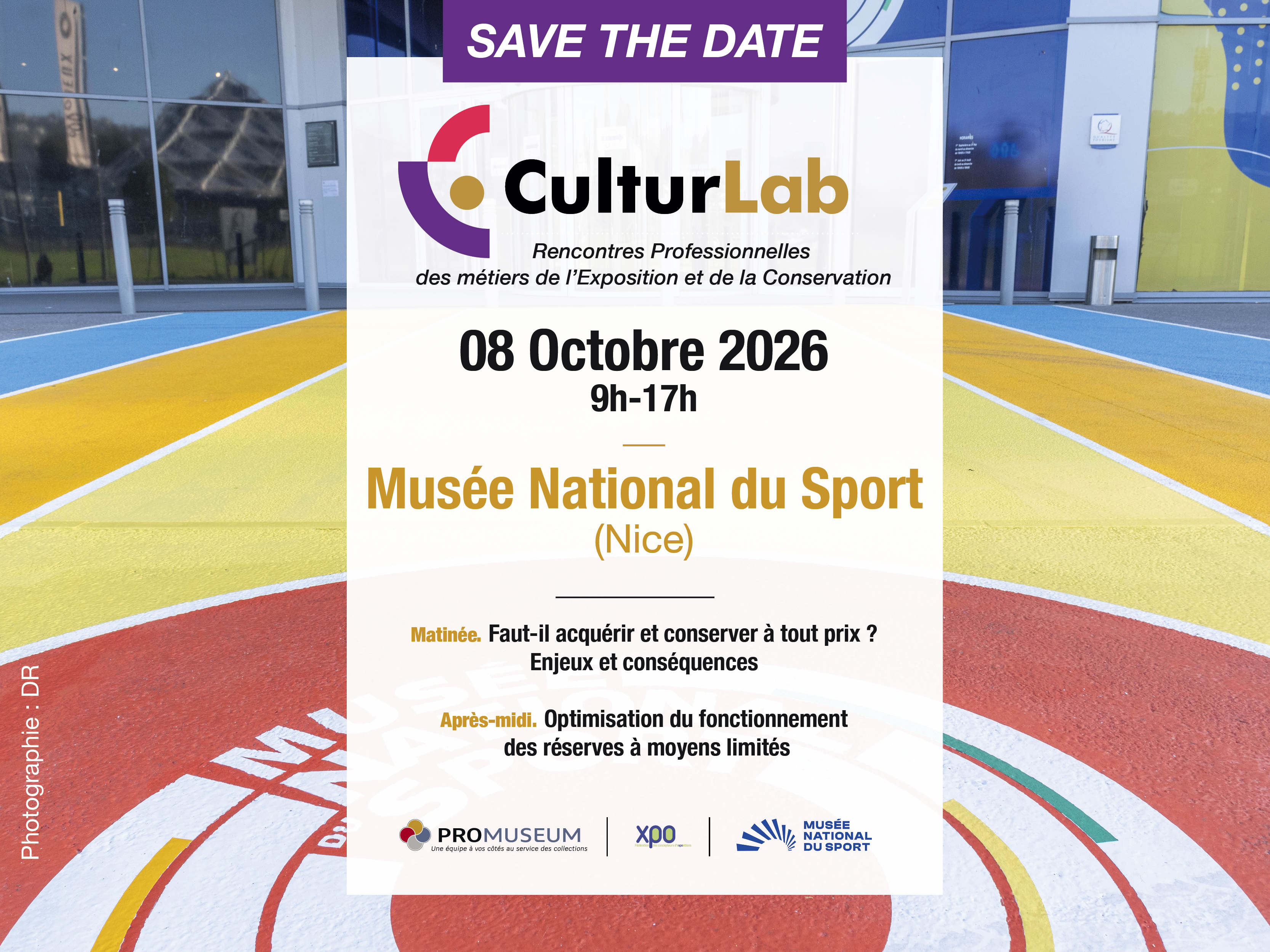 CulturLab le jeudi 8 octobre au Musée National du Sport à Nice