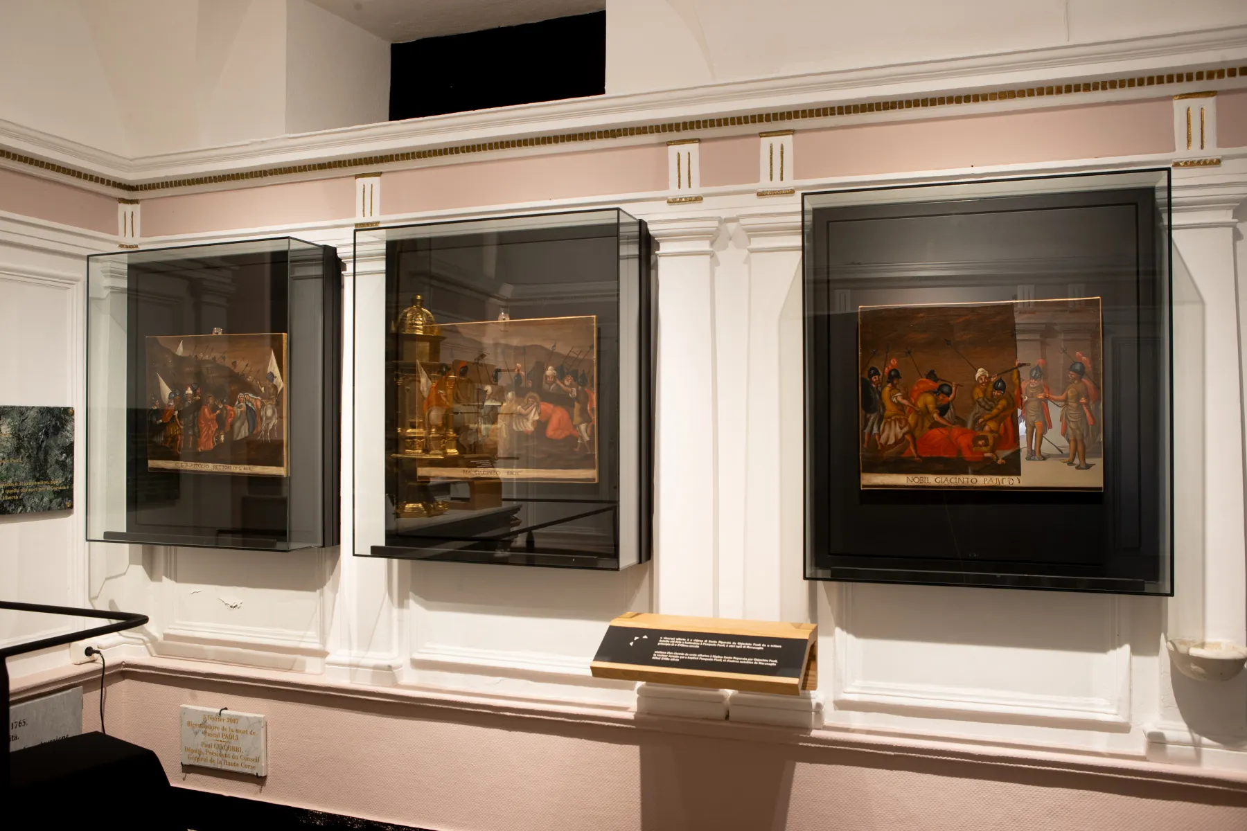 Nouvelle muséographie et vitrines pour la maison natale de Pasquale Paoli à Morosaglia