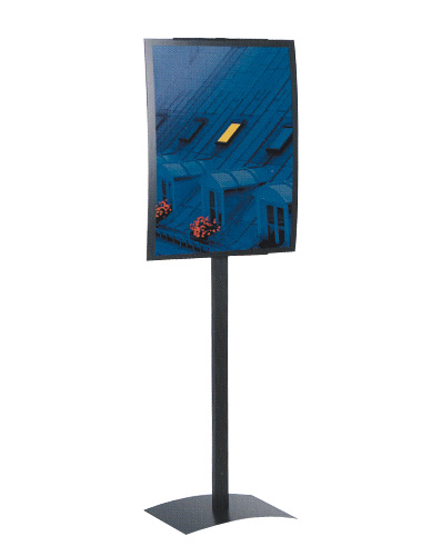 Mast poster holder